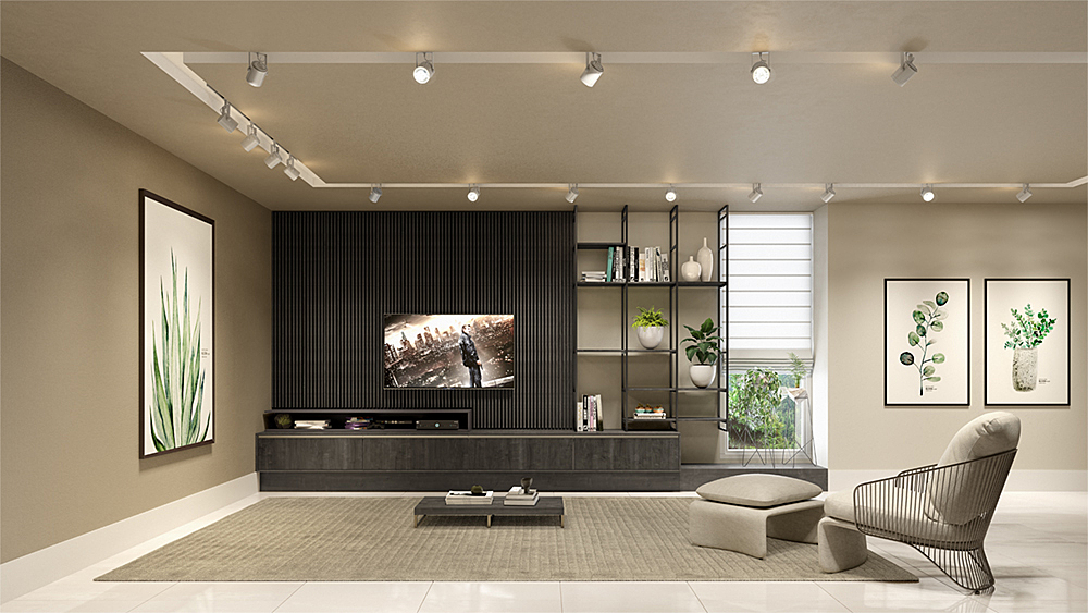 objetos de decoração para painel de tv