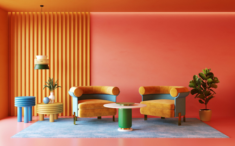 objetos retro decoração