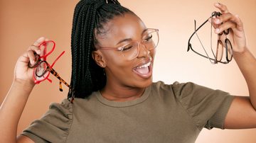 óculos na moda de grau