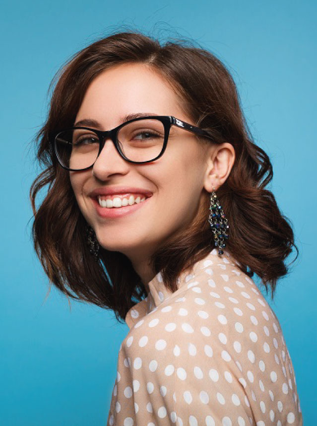 óculos de grau aviador ponte dupla para rosto oval