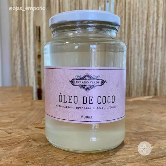 Diferença entre óleo de coco alimentar e cosmético para os fios