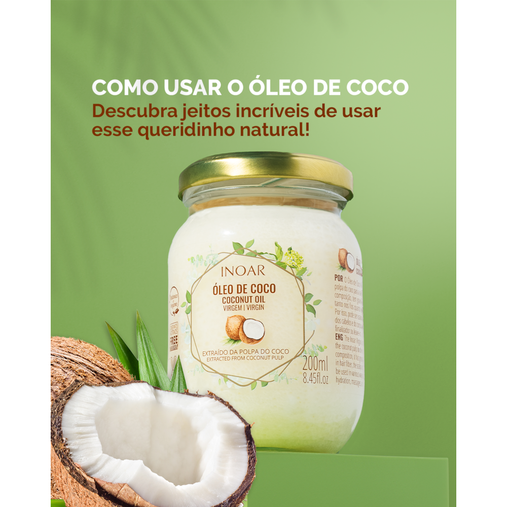 Óleo de coco prensado a frio vs. extra virgem: Qual o melhor para seu cabelo?