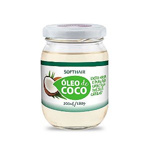 óleo de coco no cabelo