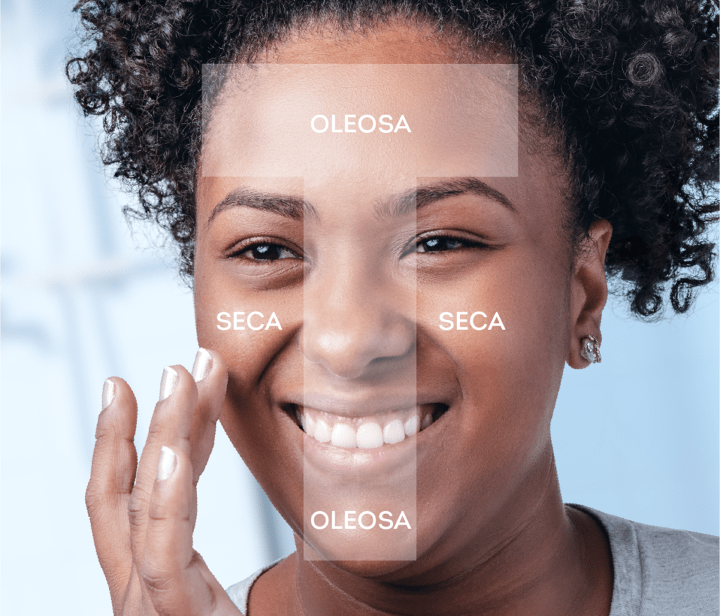 oleosidade na zona T