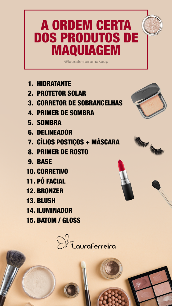 Guia Completo: A Ordem Correta dos Produtos de Maquiagem