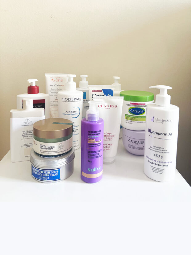 melhores hidratantes corporais para pele seca