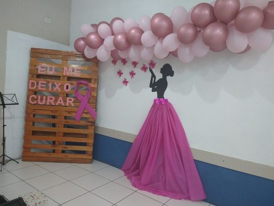 outubro rosa decoração vs novembro azul