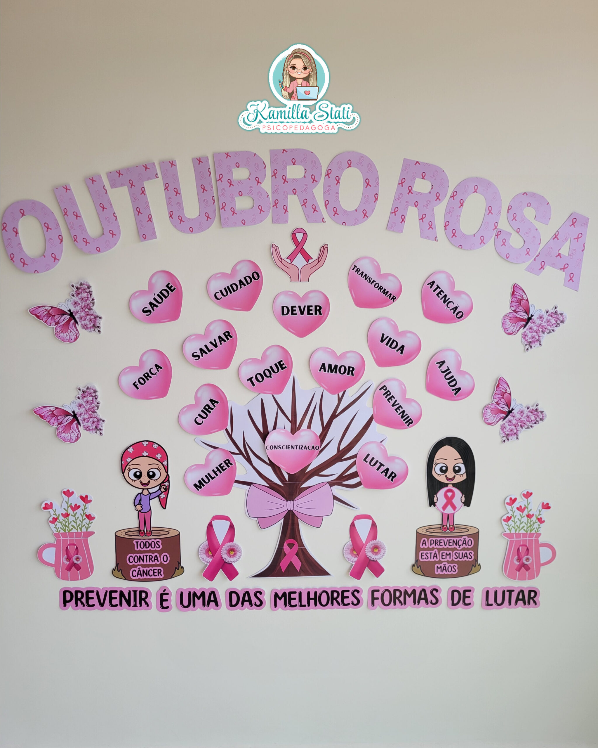 outubro rosa decoração vs novembro azul