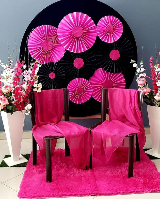 custo médio decoração outubro rosa