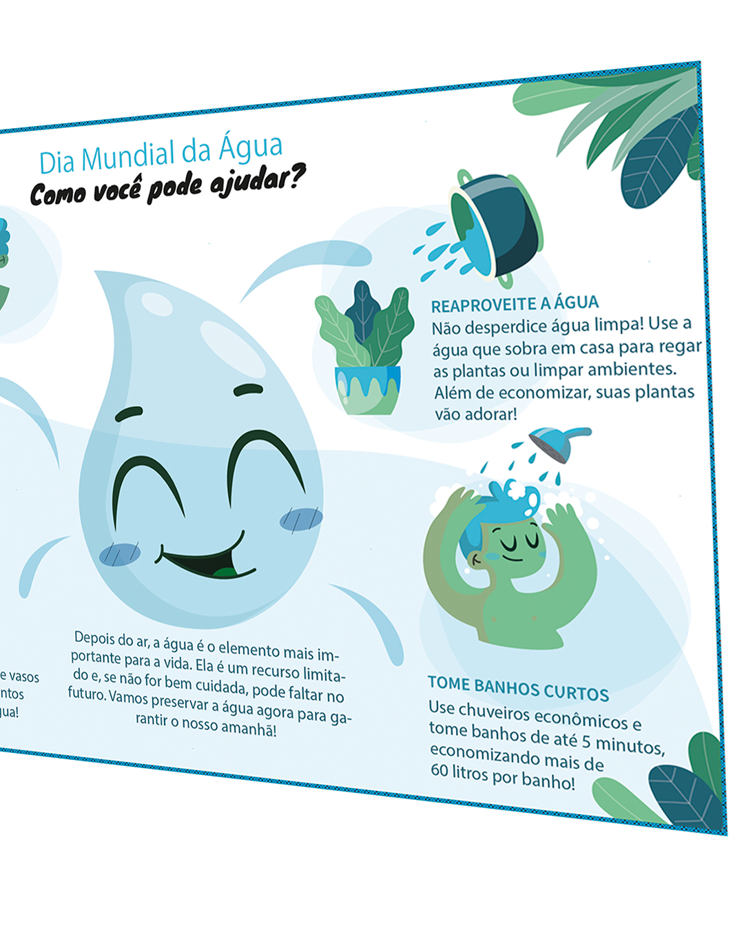 painel de água decoração