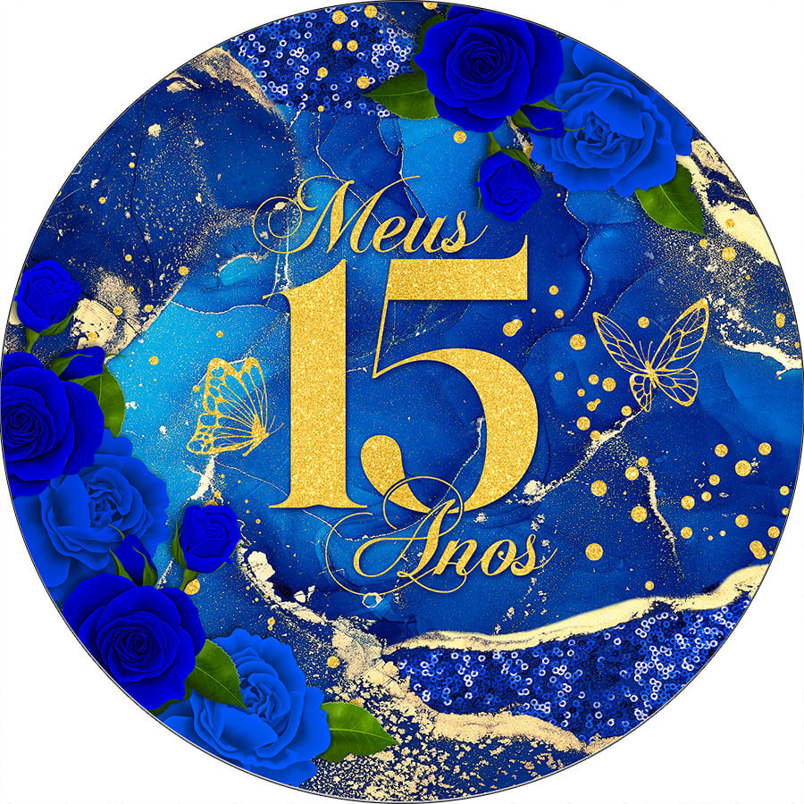 ideias criativas painel redondo arco baloes 15 anos