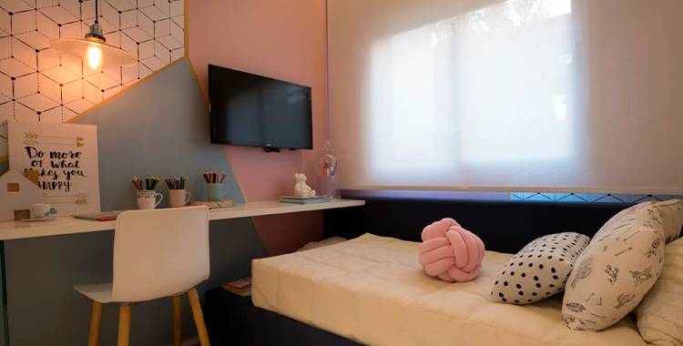 ideias de pintura setorizada para sala