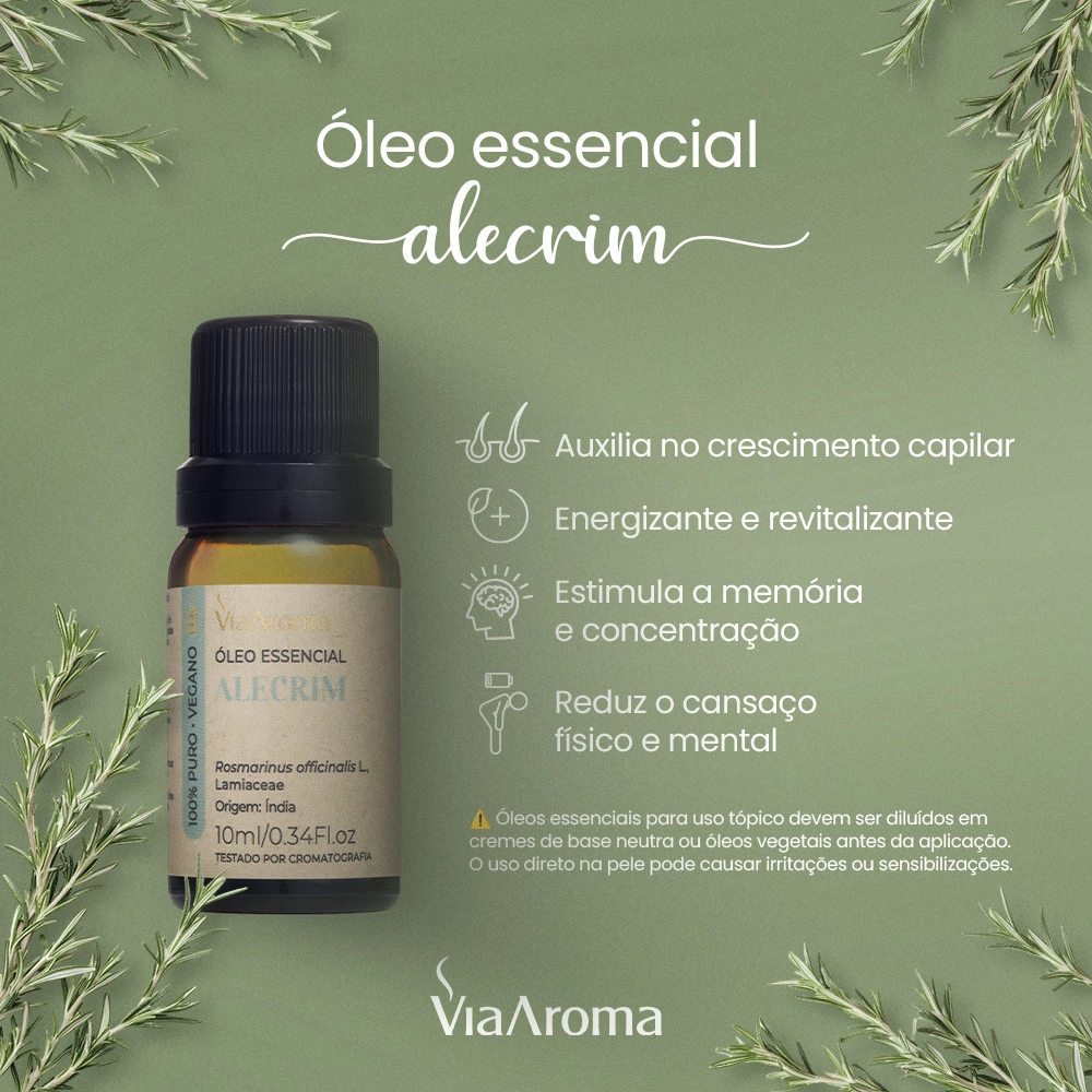 Óleo de Alecrim para Crescimento Capilar: Guia Completo