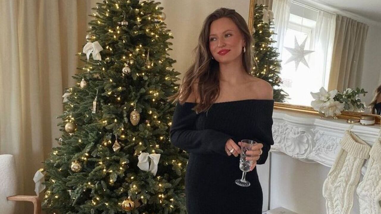 looks de natal com vestido preto inspiração