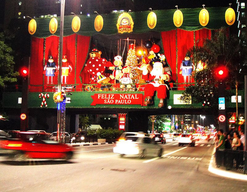 ideias de decoração de natal para avenida paulista