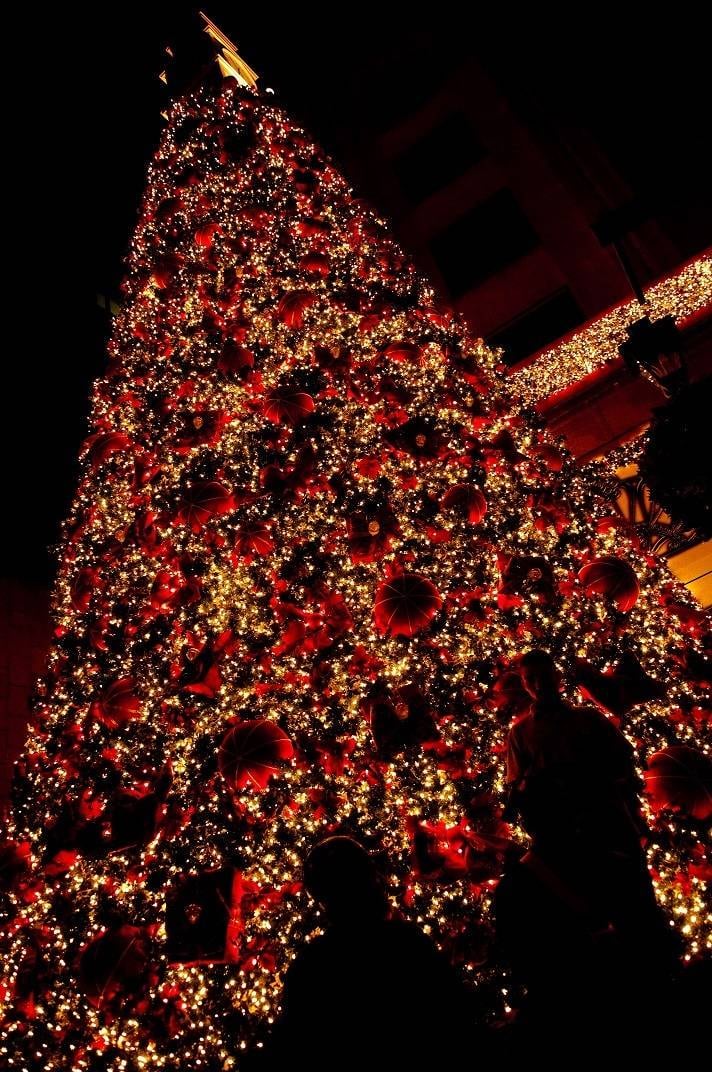 decoração de natal paulista vs copacabana