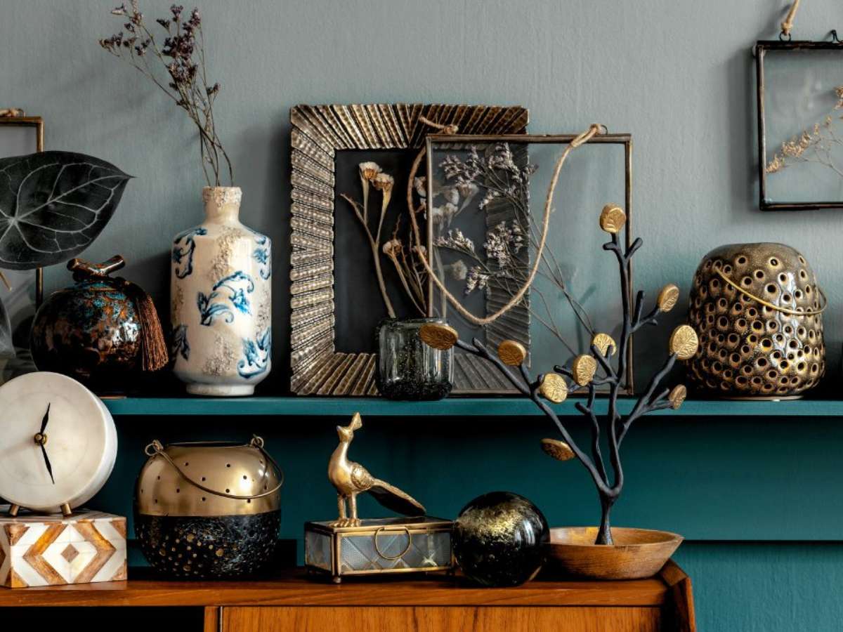 ideias de decoração com peças vintage para sala