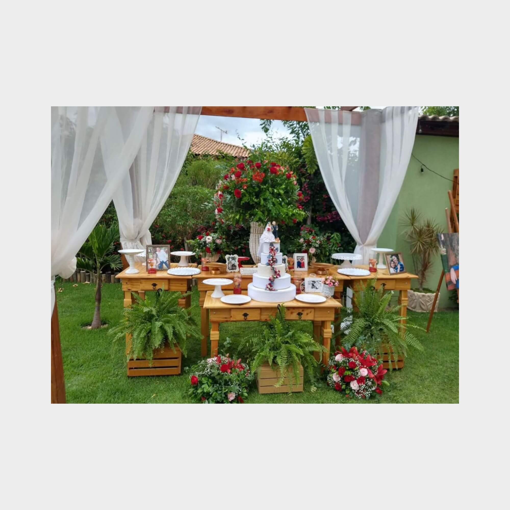 pegue e monte decoração de casamento