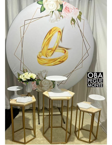 ideias de decoração pegue e monte para casamento