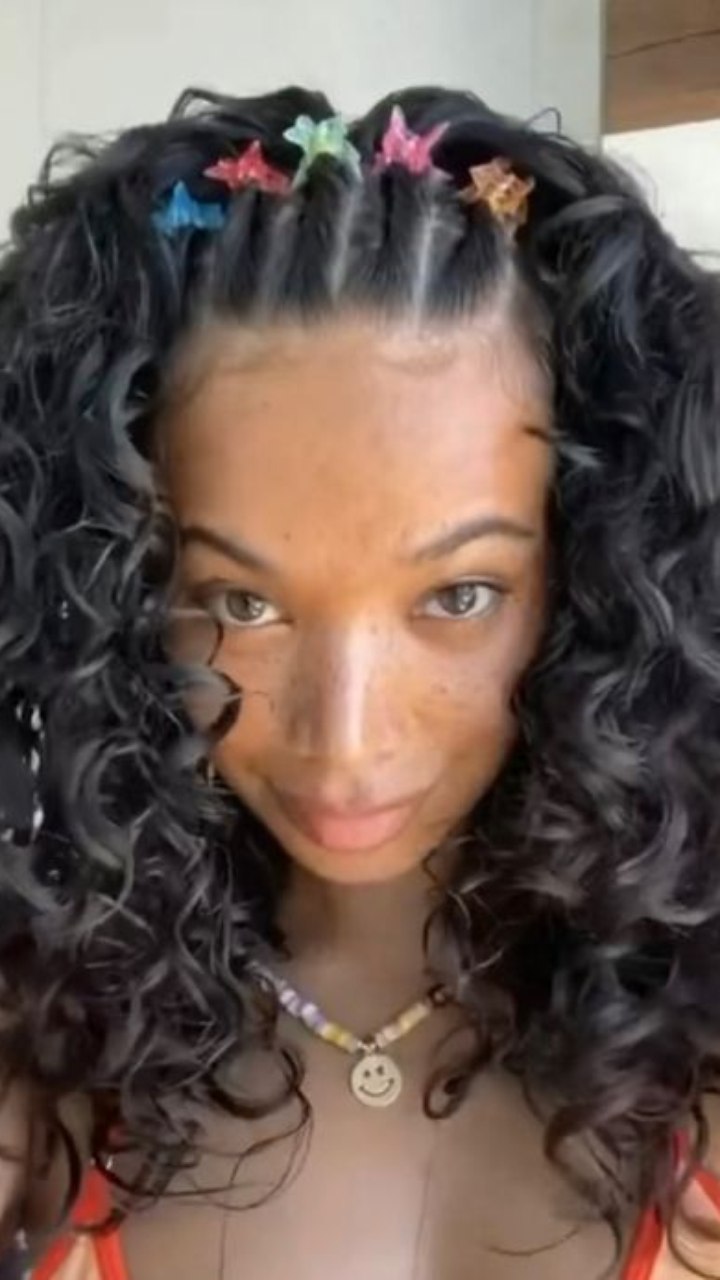 estilo Y2K cabelo