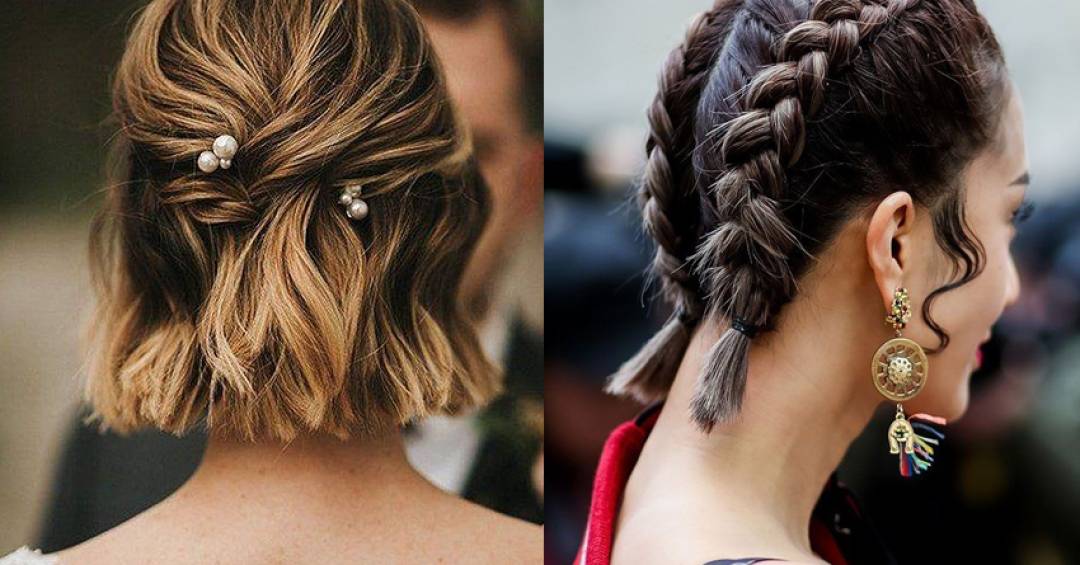 penteado cabelo curto simples dia a dia