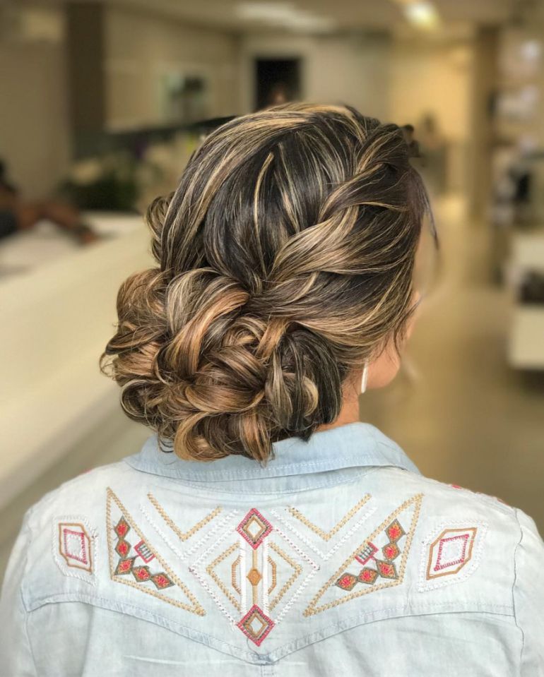 penteado cabelo de lado
