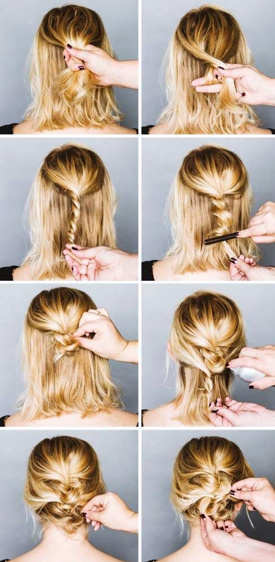 penteado cabelo simples e rápido