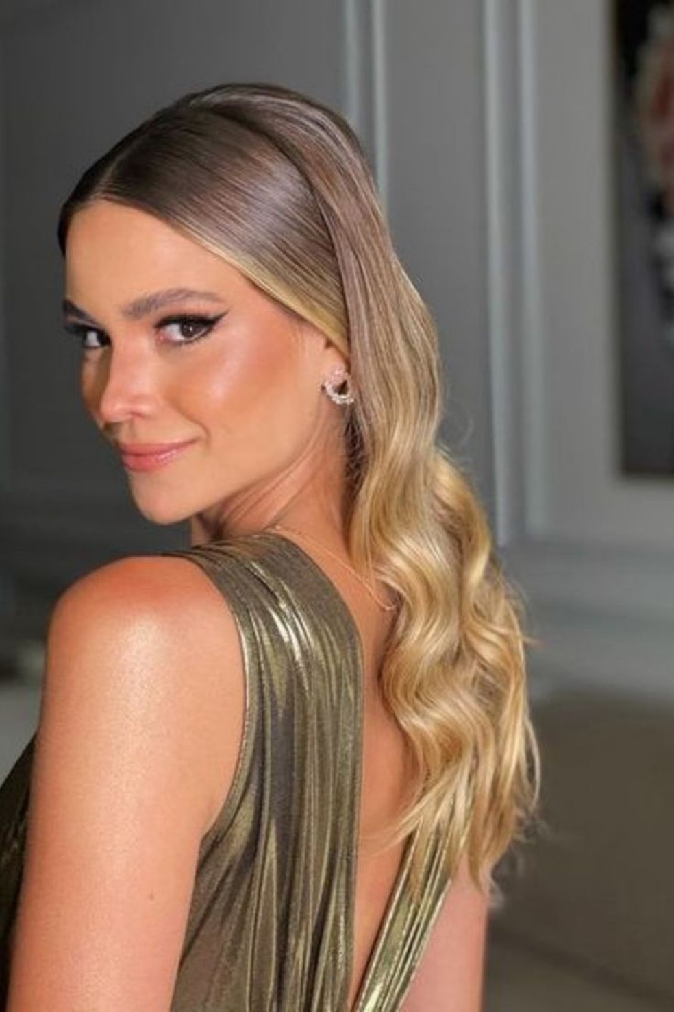 penteado cabelo solto simples