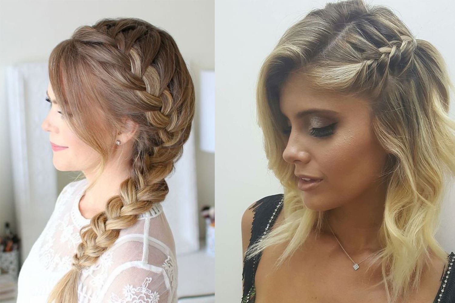 penteado com tranças
