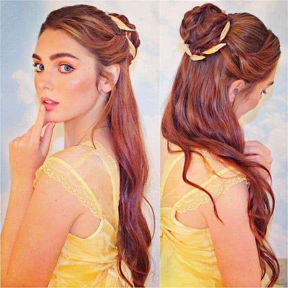 penteado da bela