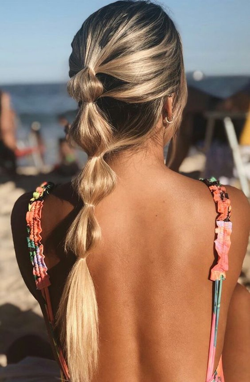 penteados para cabelo liso na praia