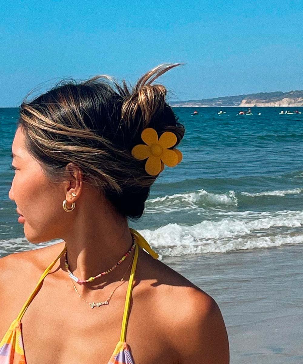 penteados para cabelo curto na praia
