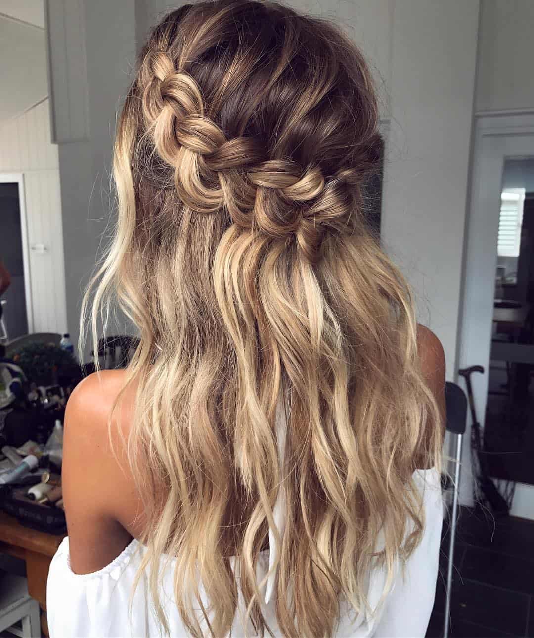 penteado madrinha casamento dia campo