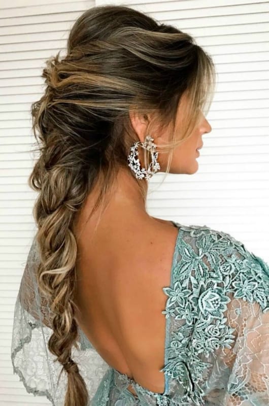 penteado madrinha casamento dia campo