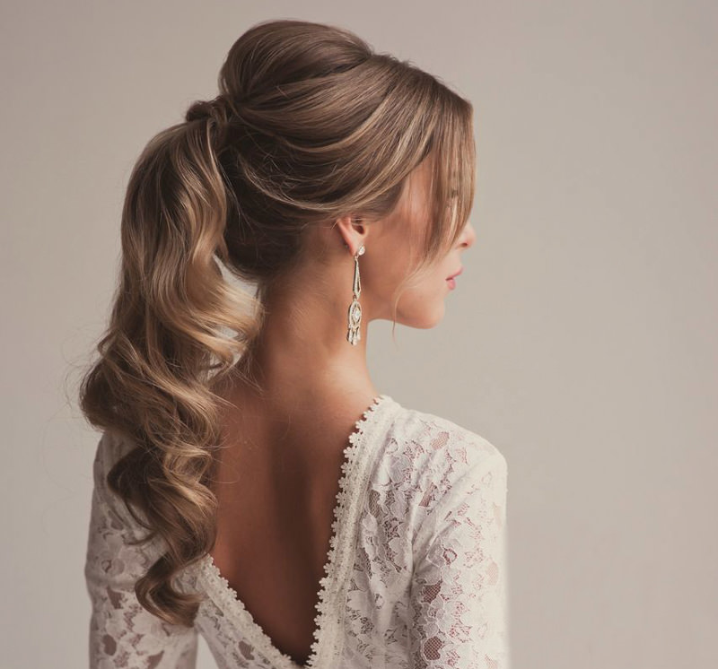 penteado madrinha casamento dia com flores