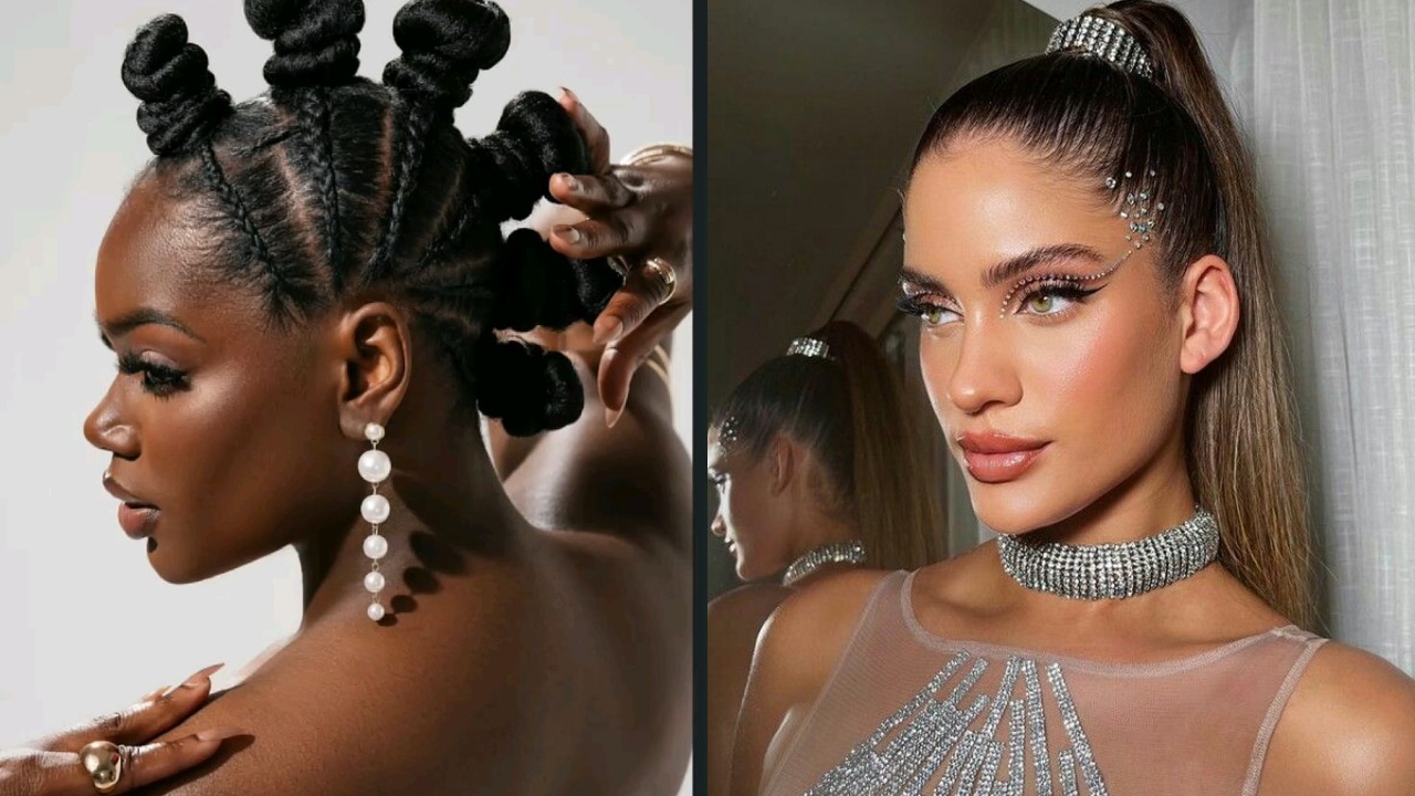 penteado fácil carnaval