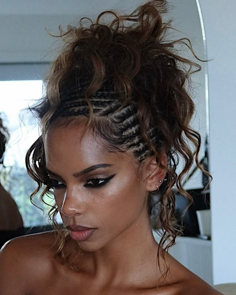 penteado rápido carnaval