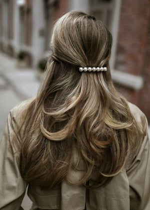 penteado para trabalhar elegante