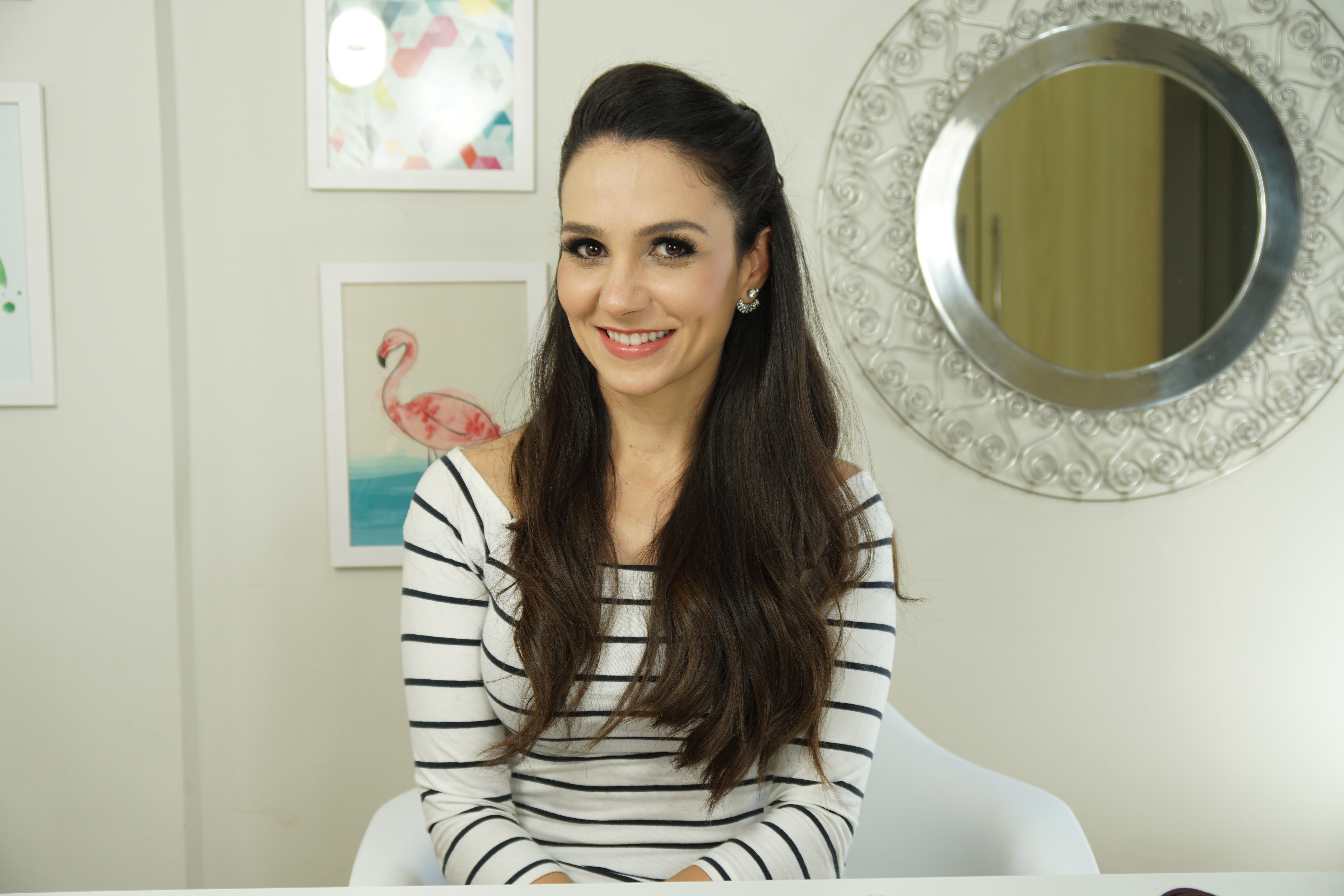 penteado para trabalhar com cabelo cacheado