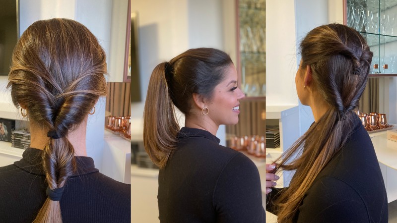 penteado para trabalhar com cabelo cacheado