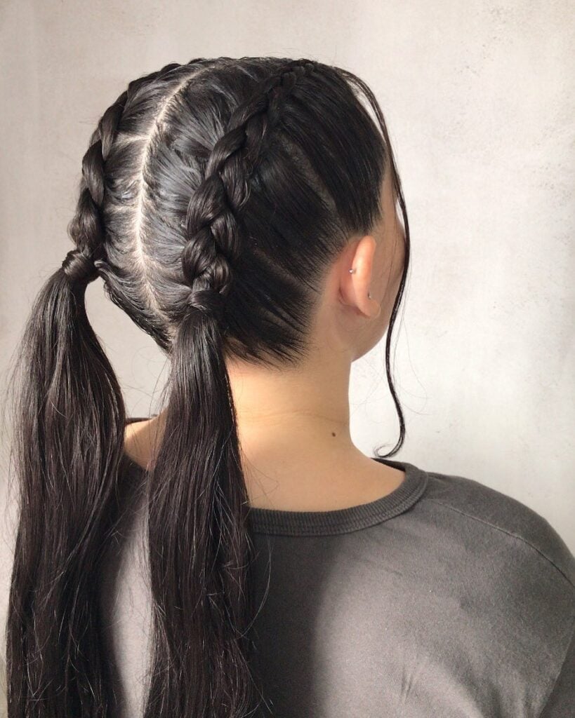 penteado para trabalhar formal