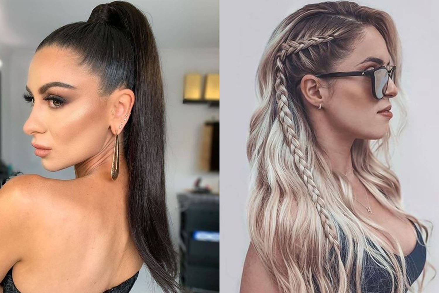 penteado simples cabelo liso