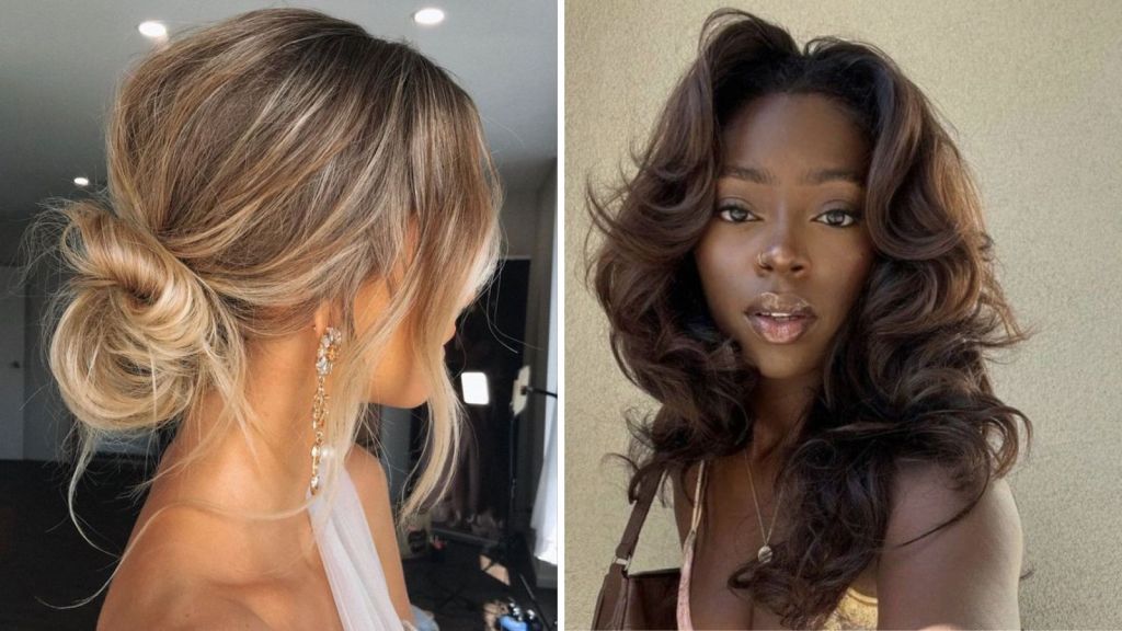 penteado simples para casamento