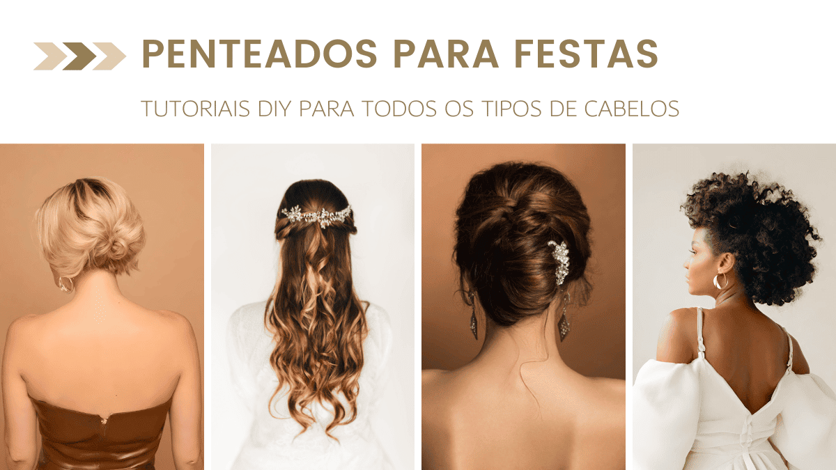 penteado para cabelo ondulado festa