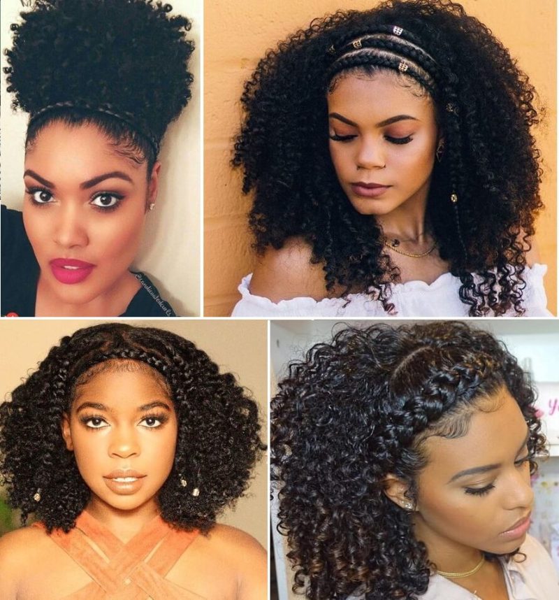 penteados afro para noivas
