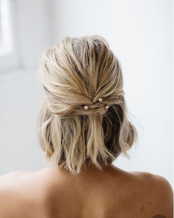 penteados cabelo médio simples