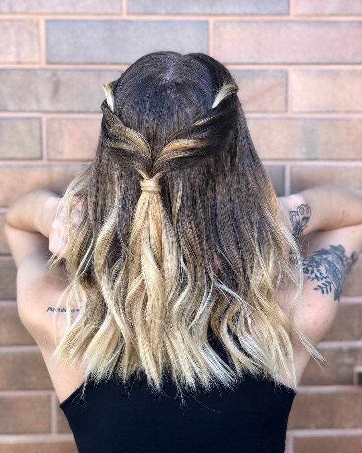 penteados cabelo médio casamento