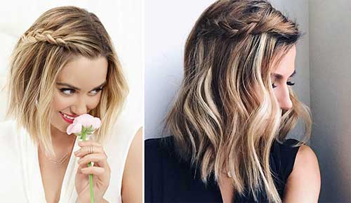 penteados cabelo médio elegante