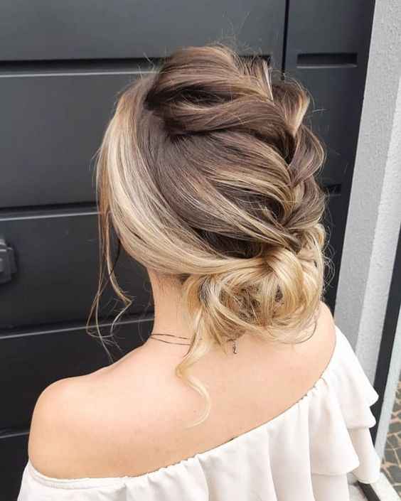 penteados cabelo médio com rabo de cavalo
