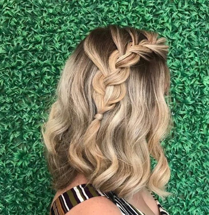 penteados para cabelo médio dia a dia